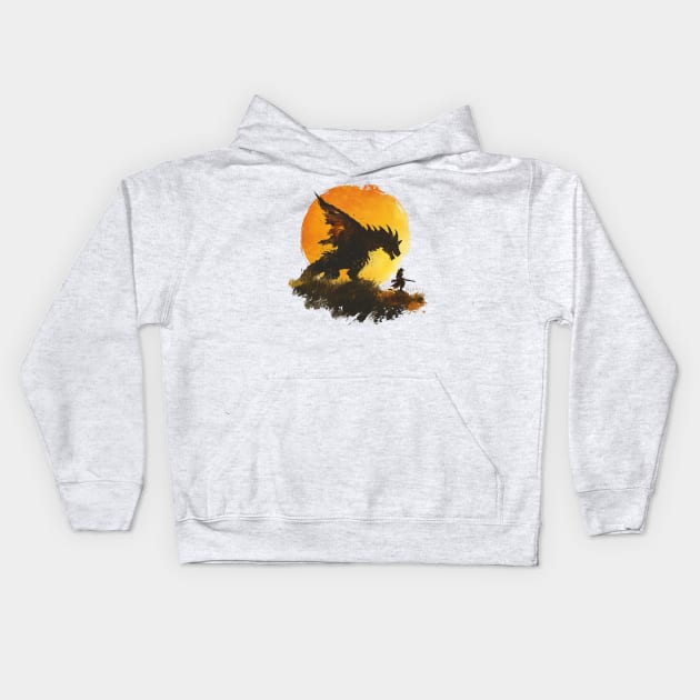 monster hunter Kids Hoodie by dorapeterx